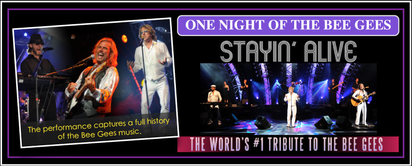 One Night of the Bee Gees; Stayin' Alive; The World's #1 Tribute to the Bee Gees